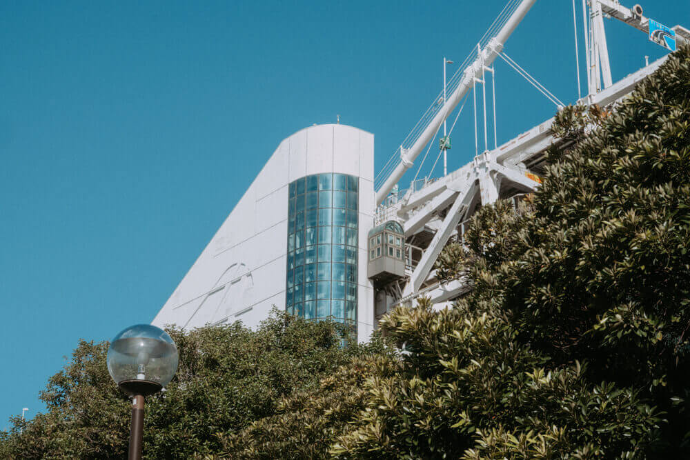 レインボーブリッジの根本