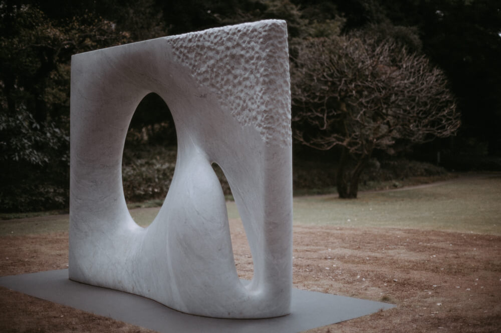 庭園美術館のオブジェ