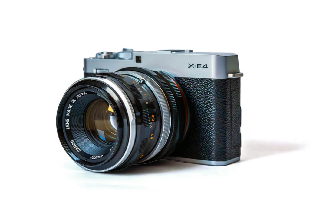 FUJIFILM X-E4 & CANON FL 50mm f/1.8