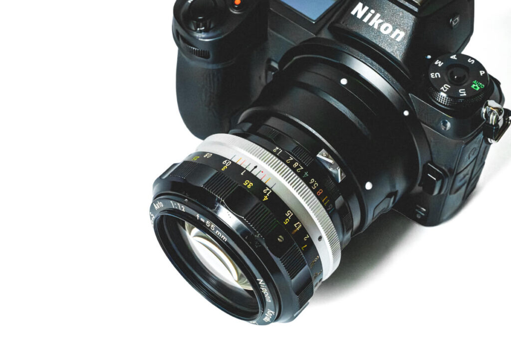 Nikon Z6とNIKKOR Auto 55mm f/1.2