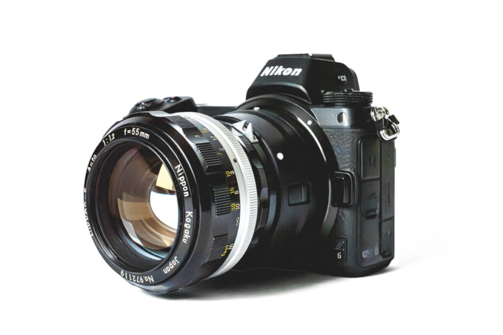 Nikon Z6とNIKKOR Auto 55mm f/1.2