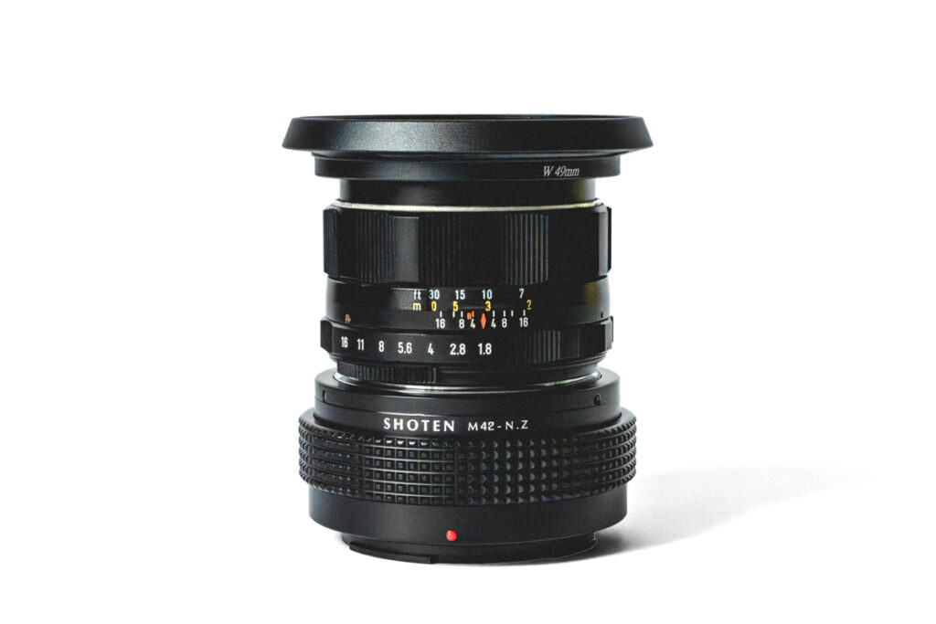 Z6とTakmar55mmf/1.8とアダプター