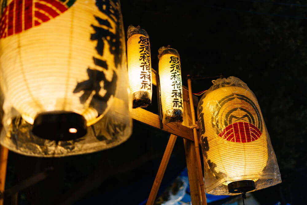 花園神社夜の酉の市