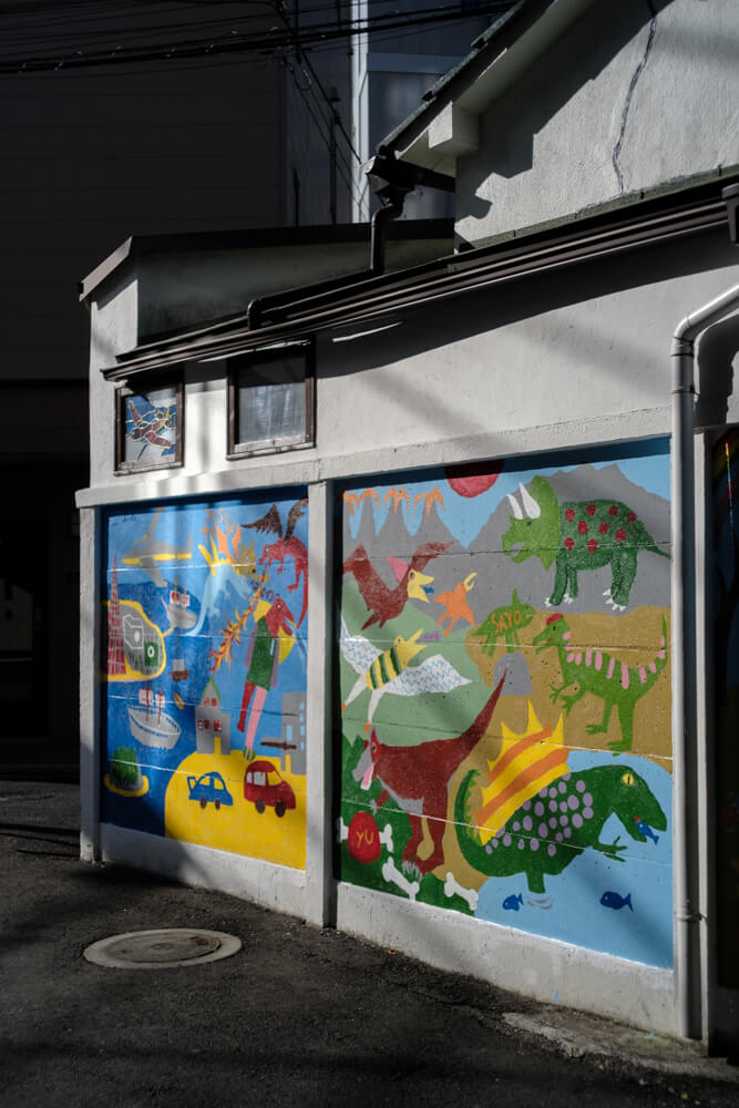 ペインティングされた壁