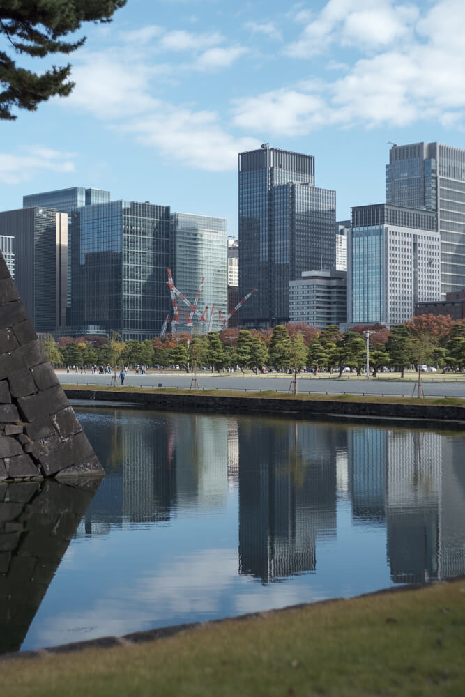 桜田門から望む丸の内