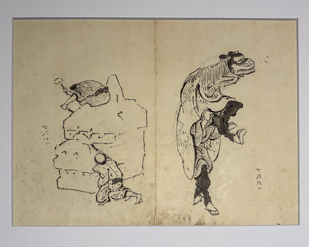 葛飾北斎肉筆画