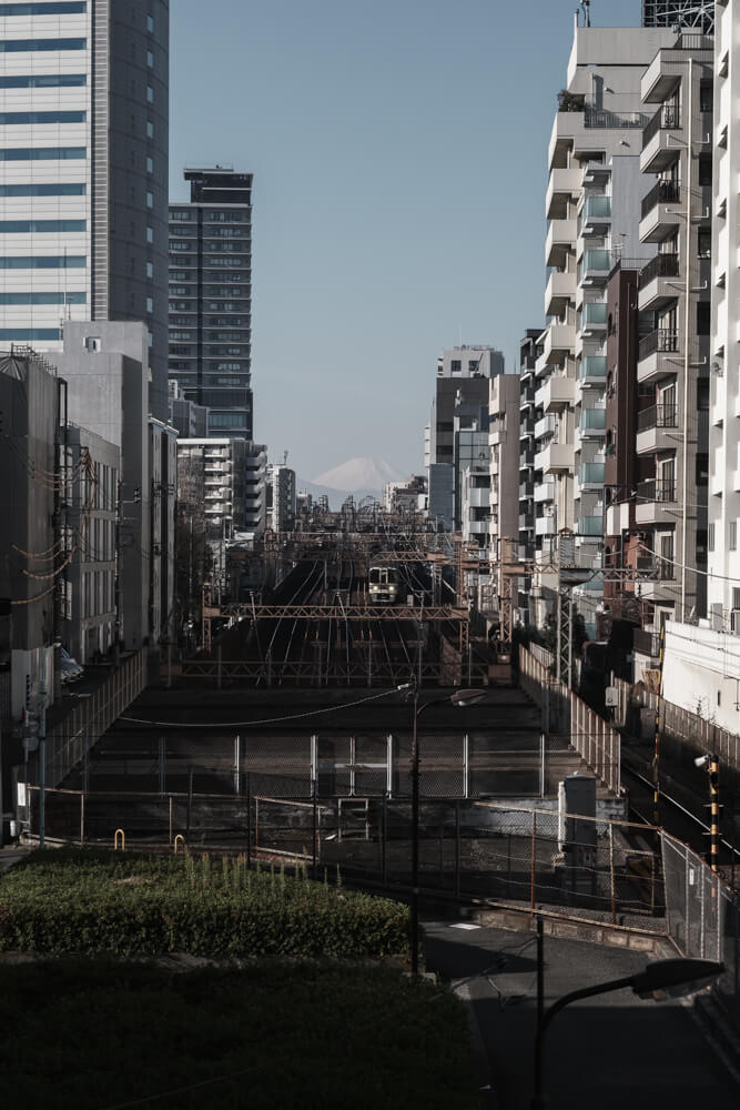 幡ヶ谷から望む富士山