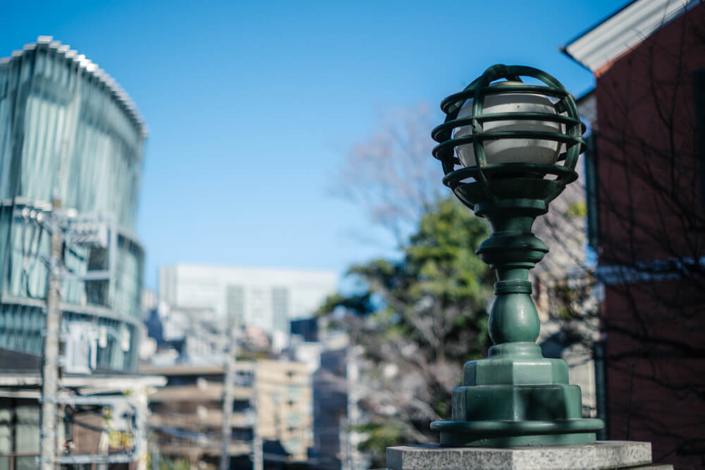 西郷橋から渋谷方面を望む景色